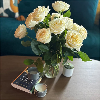 Long Stem Yellow Rose Bouquet – DANIELLE'S FLORIST, Rockaway Park NY