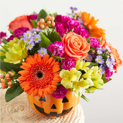 Tricks & Treats Pumpkin – DANIELLE'S FLORIST, Rockaway Park NY