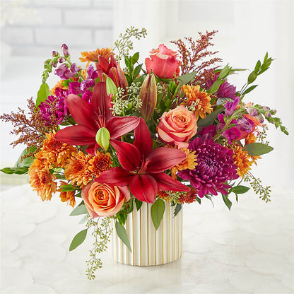 Burgundy Landscape Bouquet – DANIELLE'S FLORIST, Rockaway Park NY
