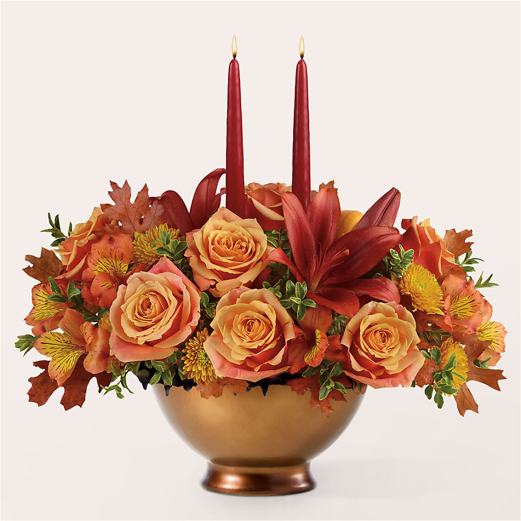 Harvest Table Centerpiece – DANIELLE'S FLORIST, Rockaway Park NY