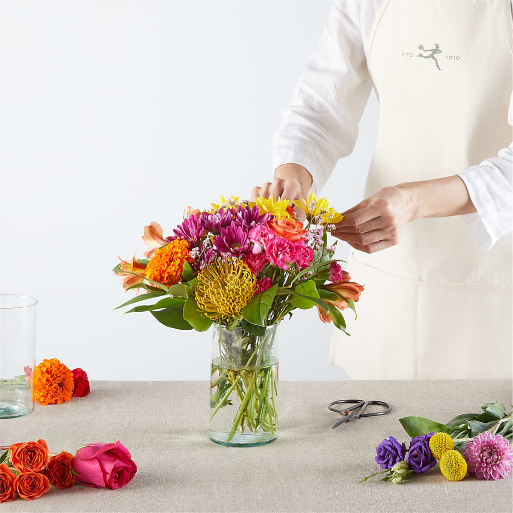 Feast of Color – A Florist Original – DANIELLE'S FLORIST, Rockaway Park NY