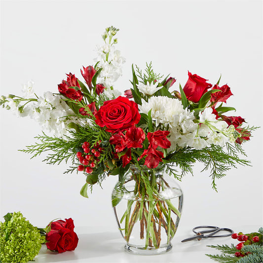 Merry Moment Bouquet – A Florist Original – DANIELLE'S FLORIST, Rockaway Park NY