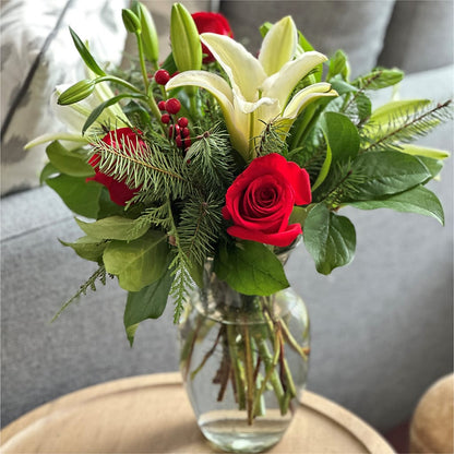 Sparkling Snowflakes Bouquet – DANIELLE'S FLORIST, Rockaway Park NY