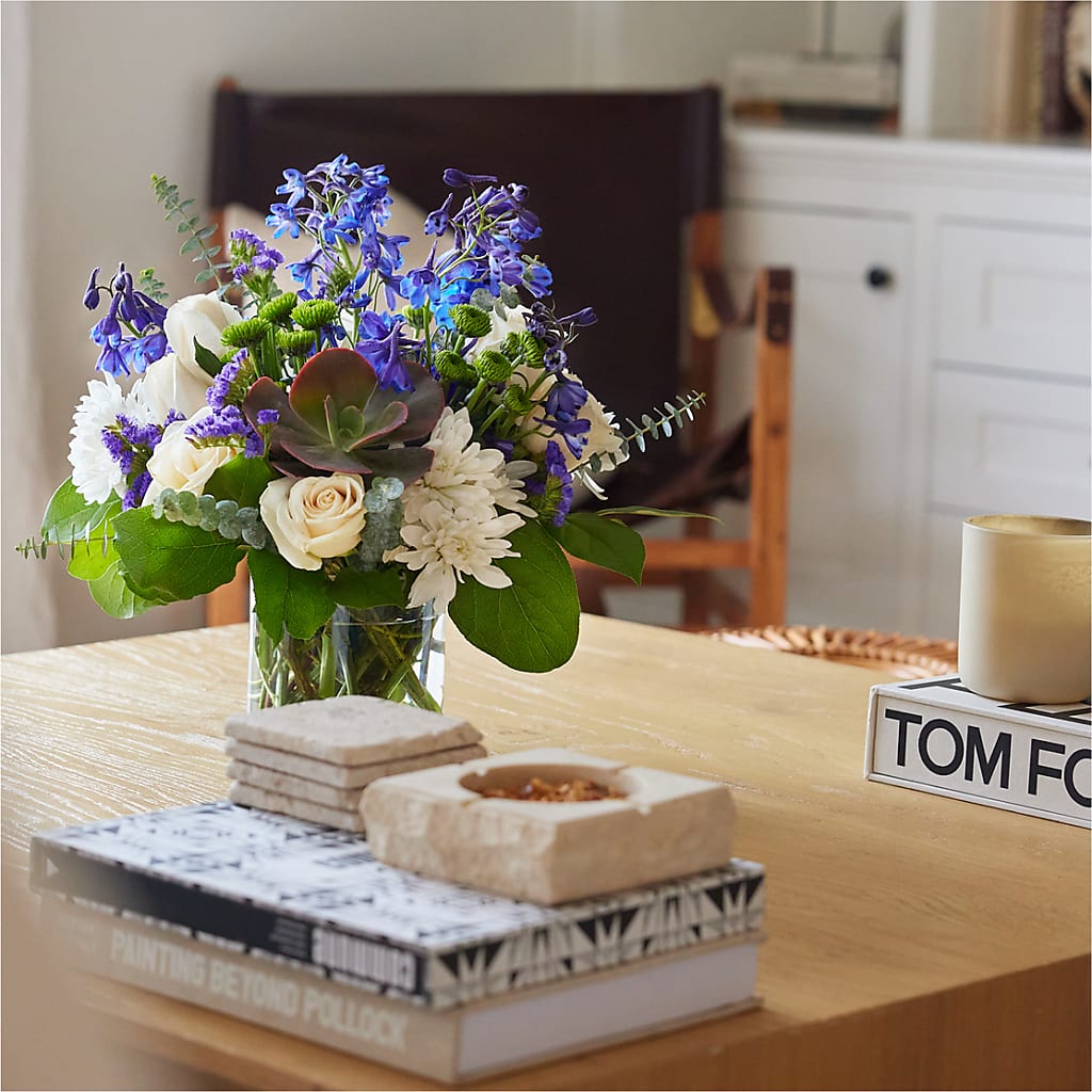 Cerulean Waves Bouquet – DANIELLE'S FLORIST, Rockaway Park NY