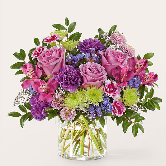 Glass Half Full Bouquet – DANIELLE'S FLORIST, Rockaway Park NY