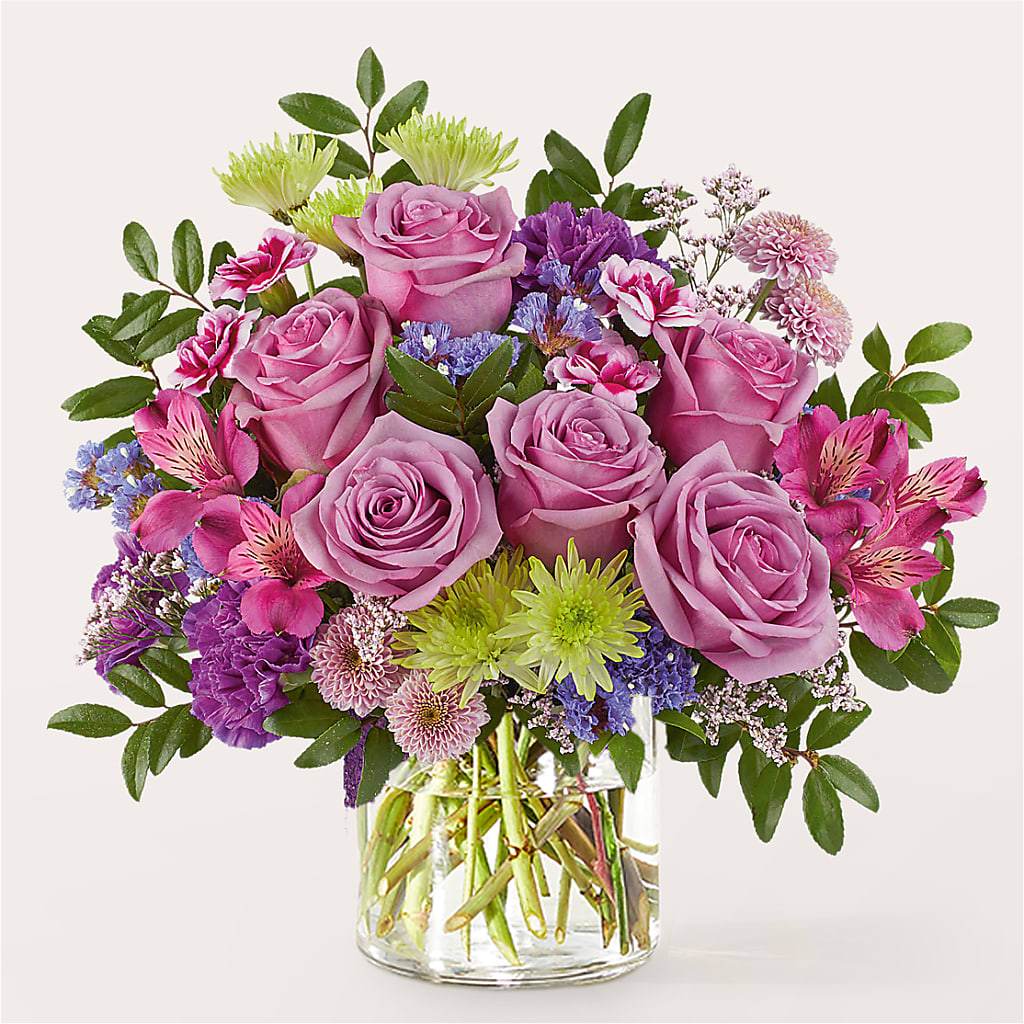 Glass Half Full Bouquet – DANIELLE'S FLORIST, Rockaway Park NY