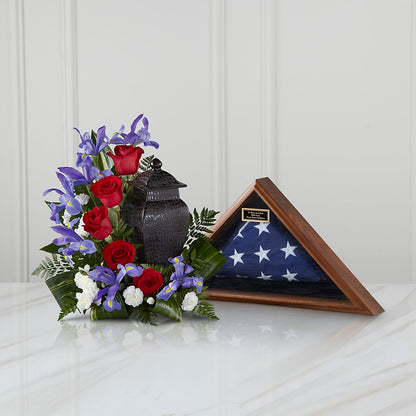 Patriotic Tribute Arrangement – DANIELLE'S FLORIST, Rockaway Park NY