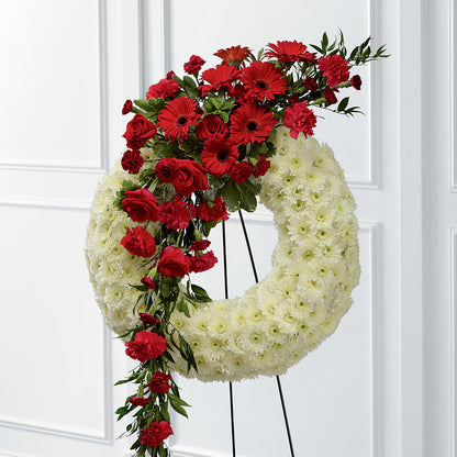 Graceful Tribute Wreath – DANIELLE'S FLORIST, Rockaway Park NY