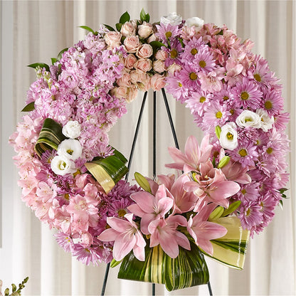 Gift of Warmth Wreath – DANIELLE'S FLORIST, Rockaway Park NY