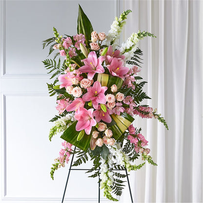 Elegant Embrace Standing Spray – DANIELLE'S FLORIST, Rockaway Park NY