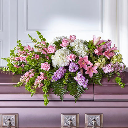 Life's Gratitude Casket Spray – DANIELLE'S FLORIST, Rockaway Park NY