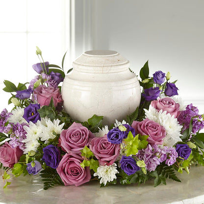 Blooming Sympathy Cremation Adornment – DANIELLE'S FLORIST, Rockaway Park NY