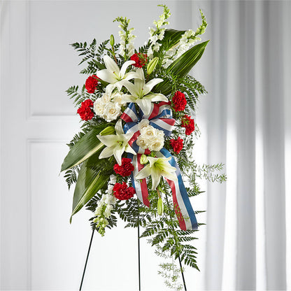 Stars of Life Standing Spray – DANIELLE'S FLORIST, Rockaway Park NY