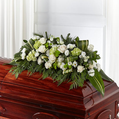 Hopeful Gesture Casket Spray – DANIELLE'S FLORIST, Rockaway Park NY