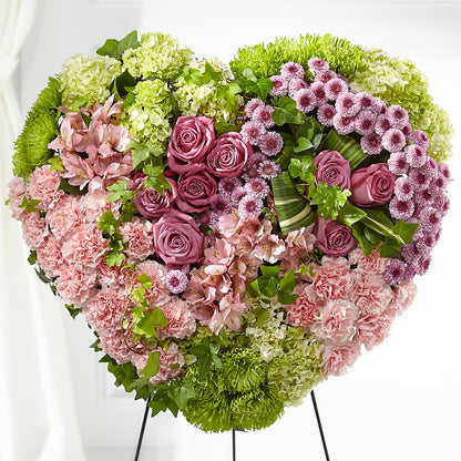 Heartwarming Standing Heart – DANIELLE'S FLORIST, Rockaway Park NY