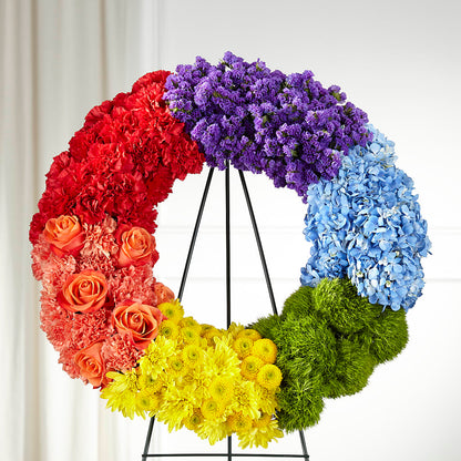 Circle of Love Wreath – DANIELLE'S FLORIST, Rockaway Park NY