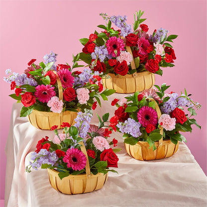 Pink Picnic Basket – DANIELLE'S FLORIST, Rockaway Park NY