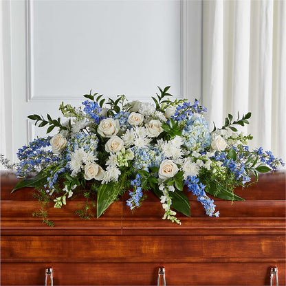 Timeless Essence Casket Spray – DANIELLE'S FLORIST, Rockaway Park NY