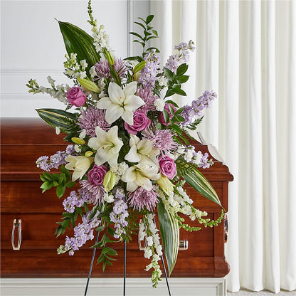 Grateful Hearts Standing Spray – DANIELLE'S FLORIST, Rockaway Park NY