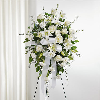 With Care Standing Spray – DANIELLE'S FLORIST, Rockaway Park NY