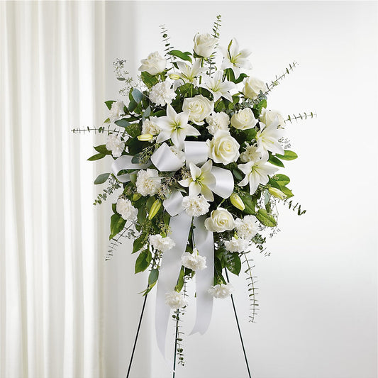 With Care Standing Spray – DANIELLE'S FLORIST, Rockaway Park NY