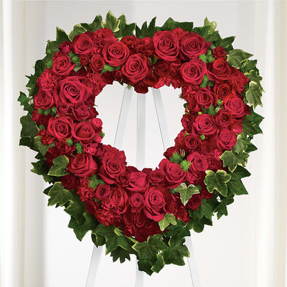 Wholehearted Standing Spray – DANIELLE'S FLORIST, Rockaway Park NY