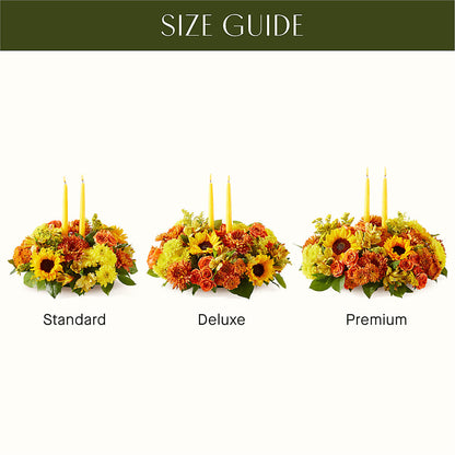 Autumn Harmony Centerpiece – DANIELLE'S FLORIST, Rockaway Park NY
