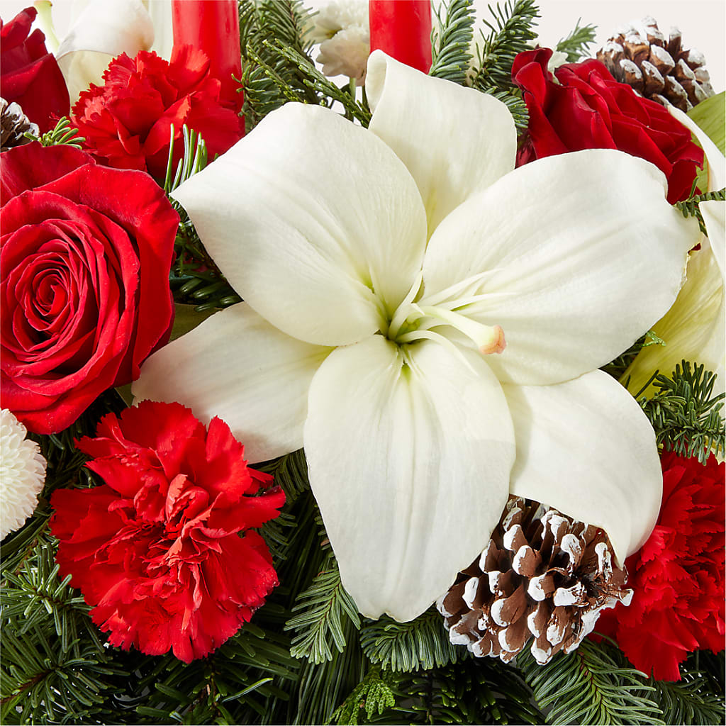 Seasonal Festivities Centerpiece – DANIELLE'S FLORIST, Rockaway Park NY