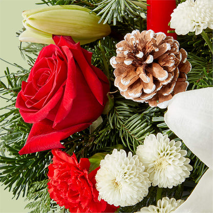 Seasonal Festivities Centerpiece – DANIELLE'S FLORIST, Rockaway Park NY
