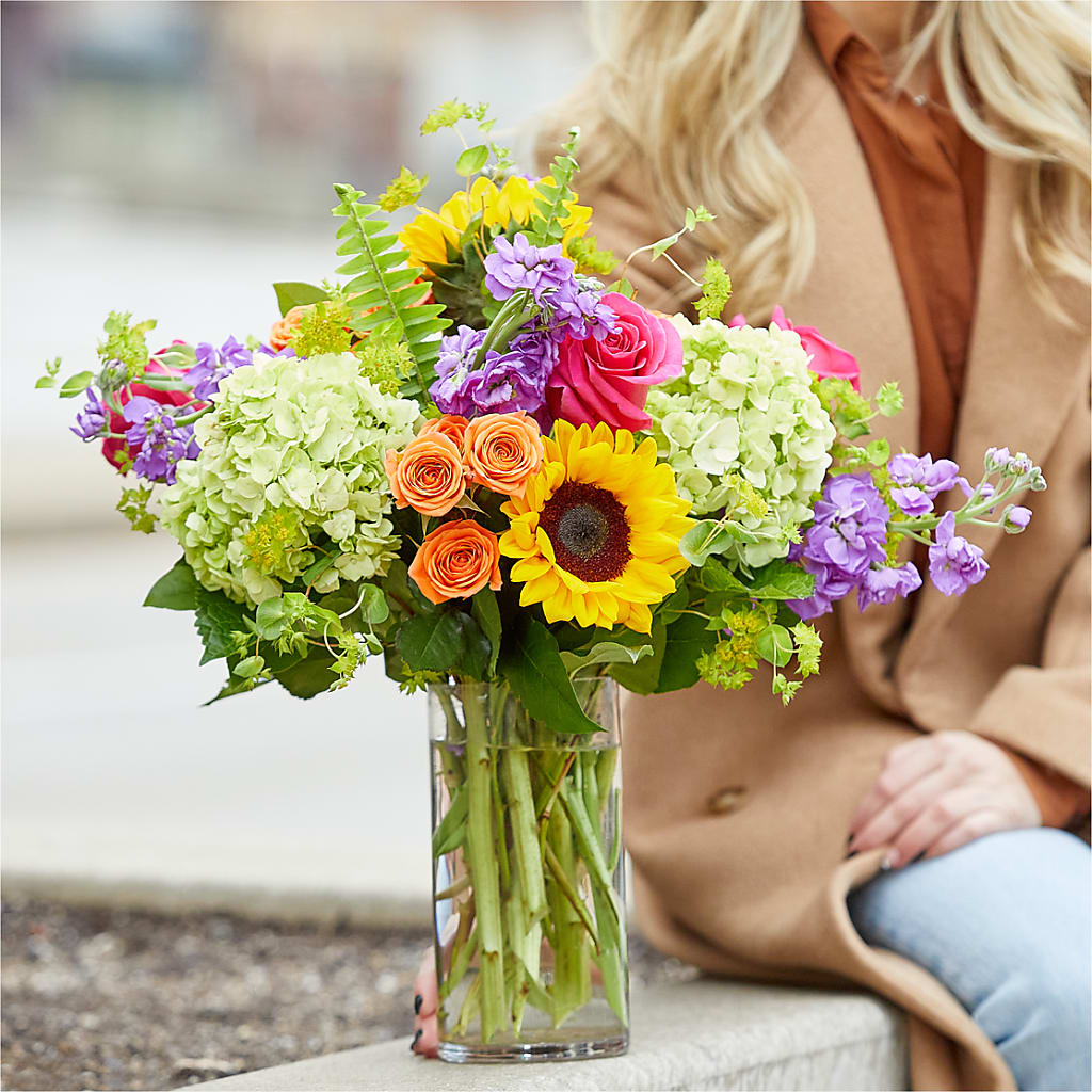 Vibrant Greetings Bouquet – DANIELLE'S FLORIST, Rockaway Park NY