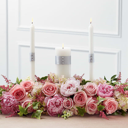 Worldwide Romance Unity Candle Arrangement – DANIELLE'S FLORIST, Rockaway Park NY