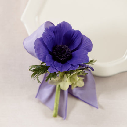Purple Passion Boutonniere – DANIELLE'S FLORIST, Rockaway Park NY