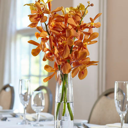 Orange Mokara Bud Vase – DANIELLE'S FLORIST, Rockaway Park NY