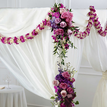 Color & Light Chuppah Decor – DANIELLE'S FLORIST, Rockaway Park NY